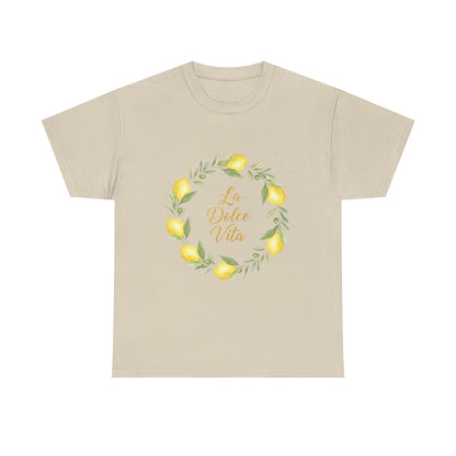"La Dolce Vita" - Lemon Grove Unisex Heavy Cotton Tee