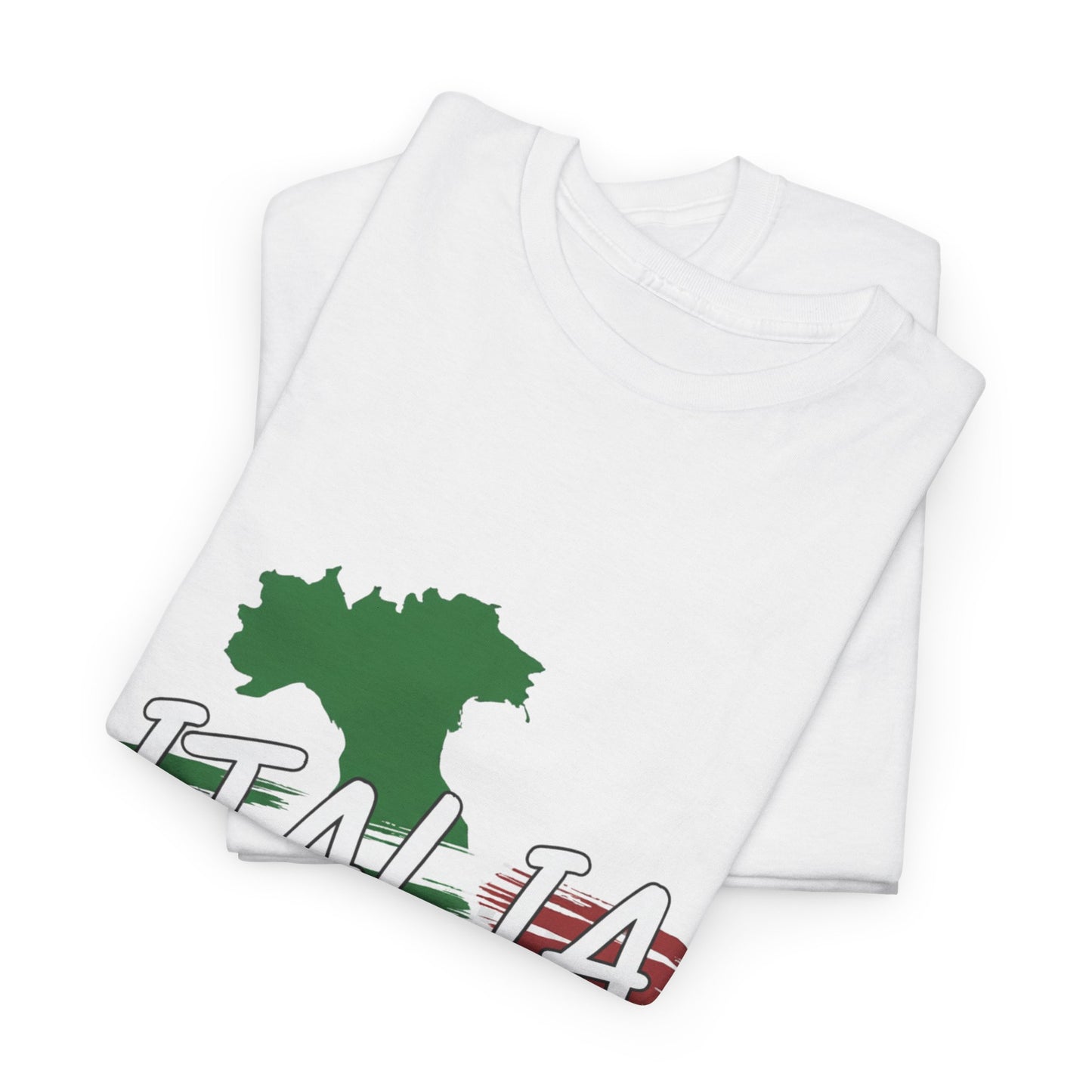 Italia Heavy Cotton Tee - Comfortable Unisex Shirt with Italy Design