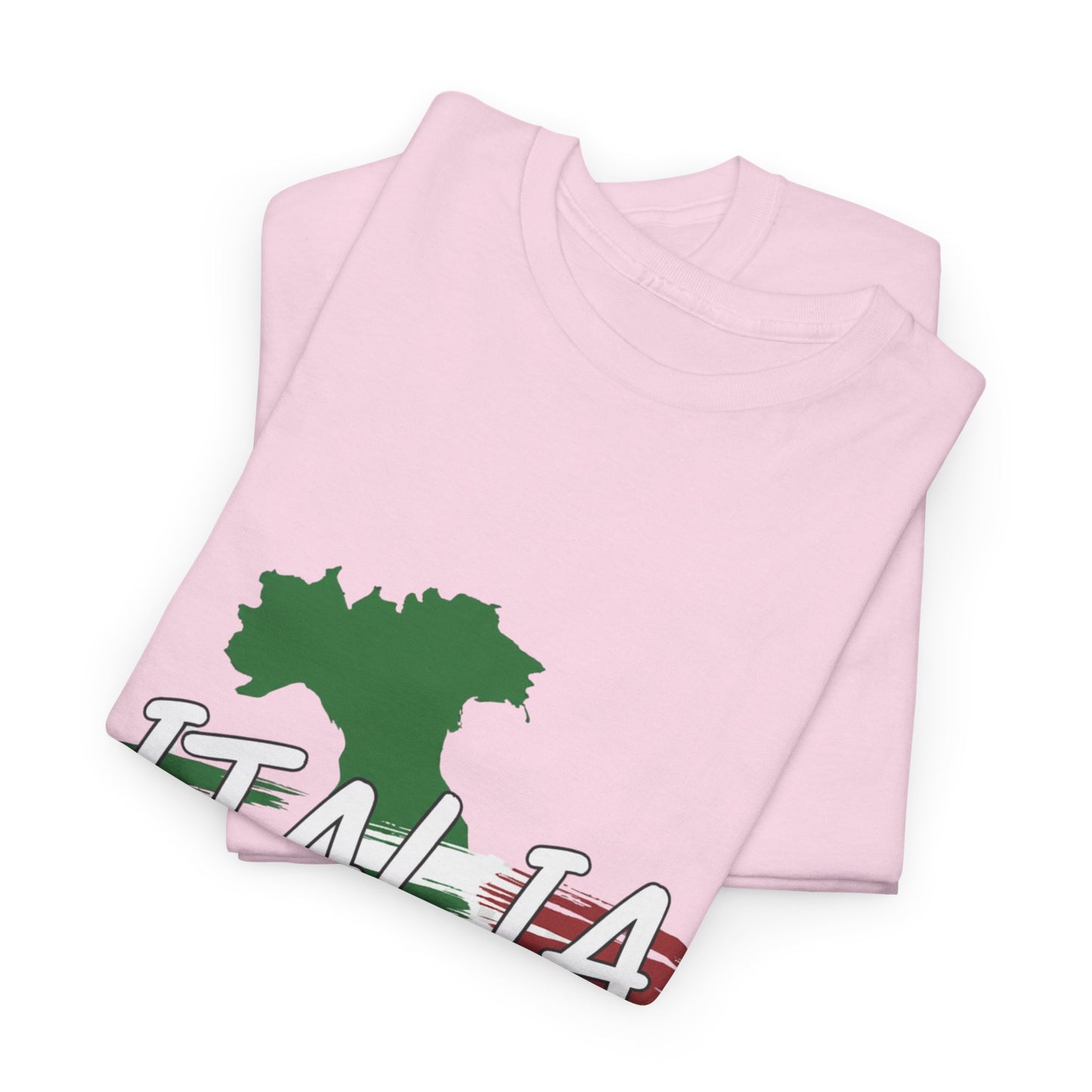 Italia Heavy Cotton Tee - Comfortable Unisex Shirt with Italy Design