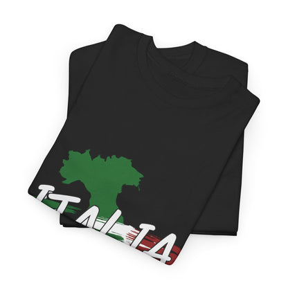 Italia Heavy Cotton Tee - Comfortable Unisex Shirt with Italy Design