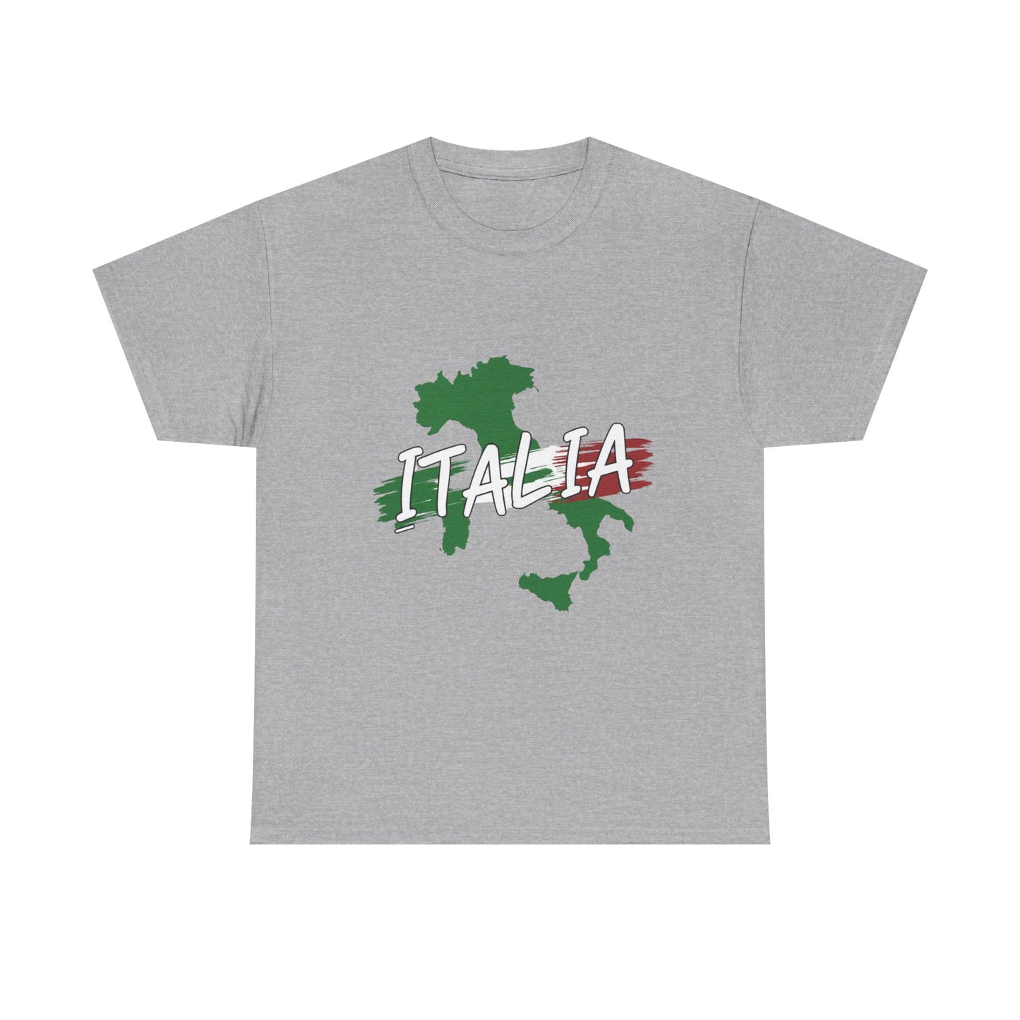 Italia Heavy Cotton Tee - Comfortable Unisex Shirt with Italy Design