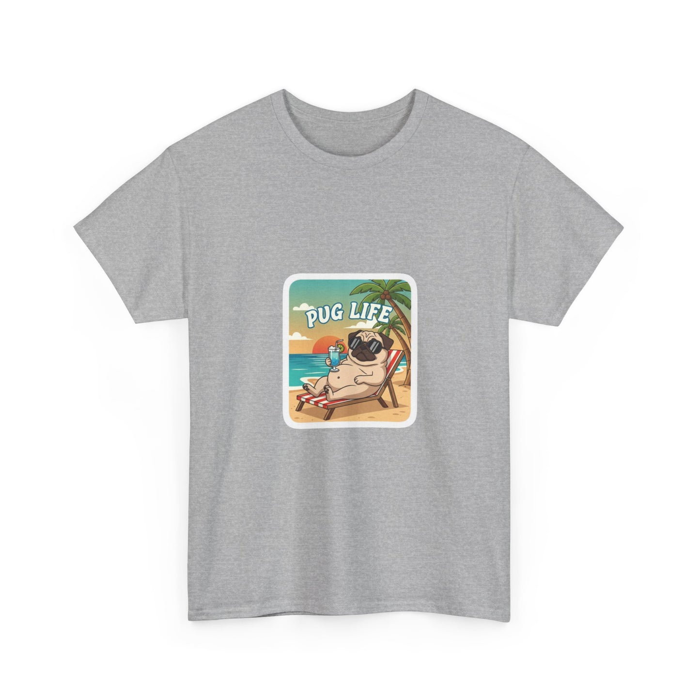 Chill Dog Tee - Unisex Heavy Cotton T-Shirt | Fun Gift for Dog Lovers, Casual Wear, Pet Owner Gifts, Summer Vibes, Beach Outfits