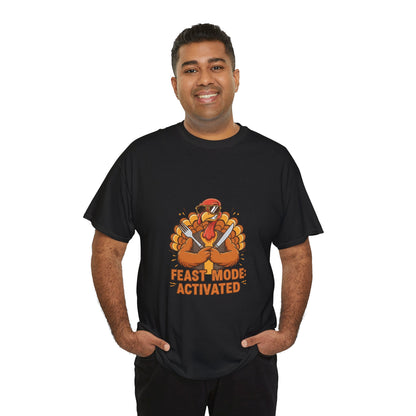Thanksgiving Feast Mode Unisex Heavy Cotton Tee
