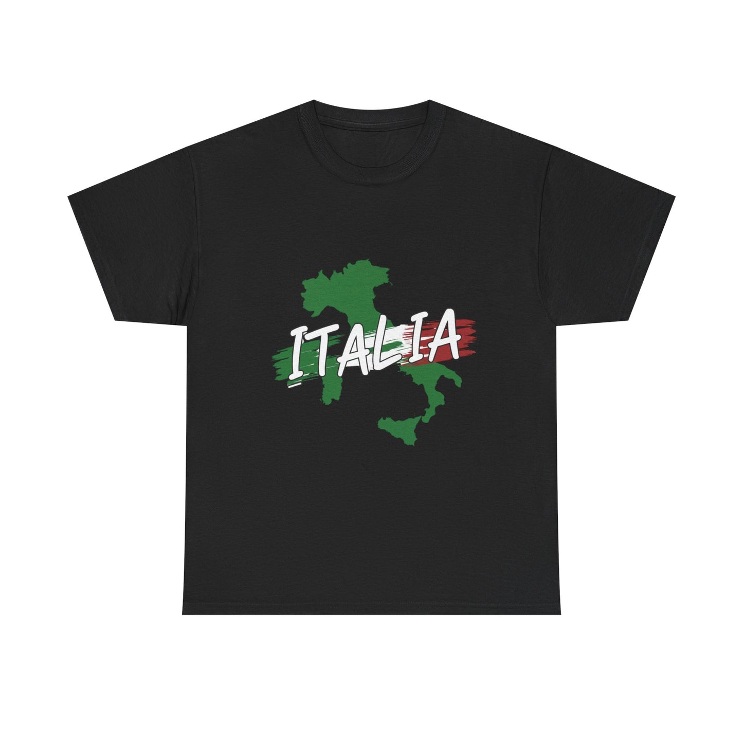 Italia Heavy Cotton Tee - Comfortable Unisex Shirt with Italy Design