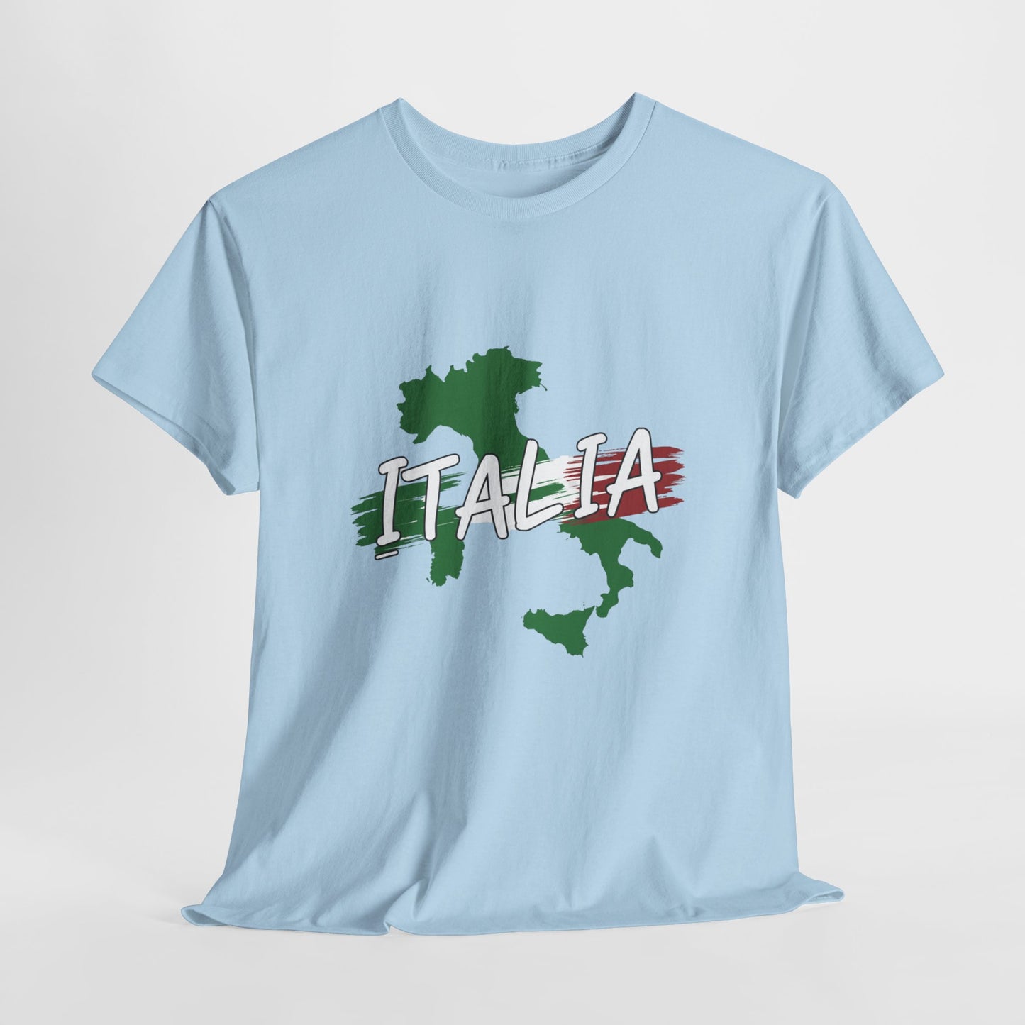 Italia Heavy Cotton Tee - Comfortable Unisex Shirt with Italy Design