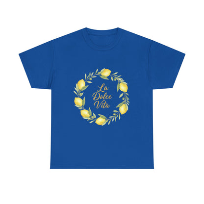 "La Dolce Vita" - Lemon Grove Unisex Heavy Cotton Tee
