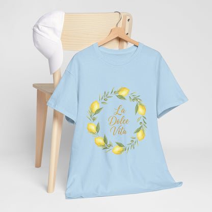 "La Dolce Vita" - Lemon Grove Unisex Heavy Cotton Tee