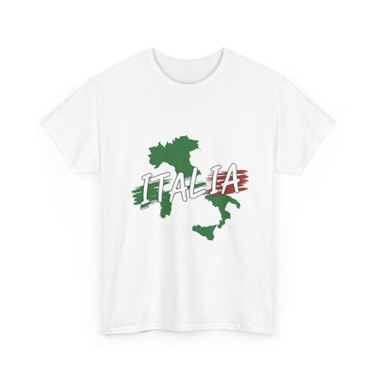 Italia Heavy Cotton Tee - Comfortable Unisex Shirt with Italy Design