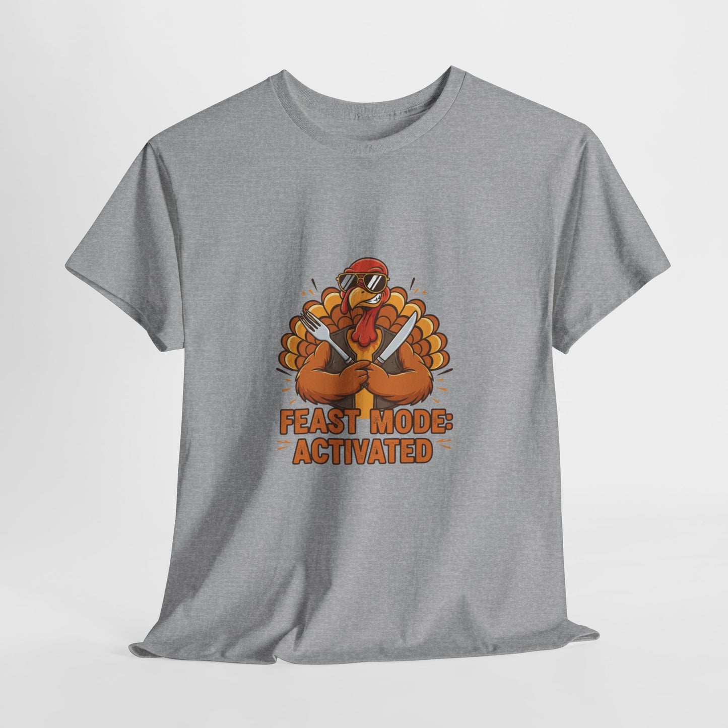 Thanksgiving Feast Mode Unisex Heavy Cotton Tee