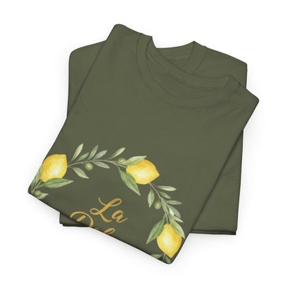 "La Dolce Vita" - Lemon Grove Unisex Heavy Cotton Tee