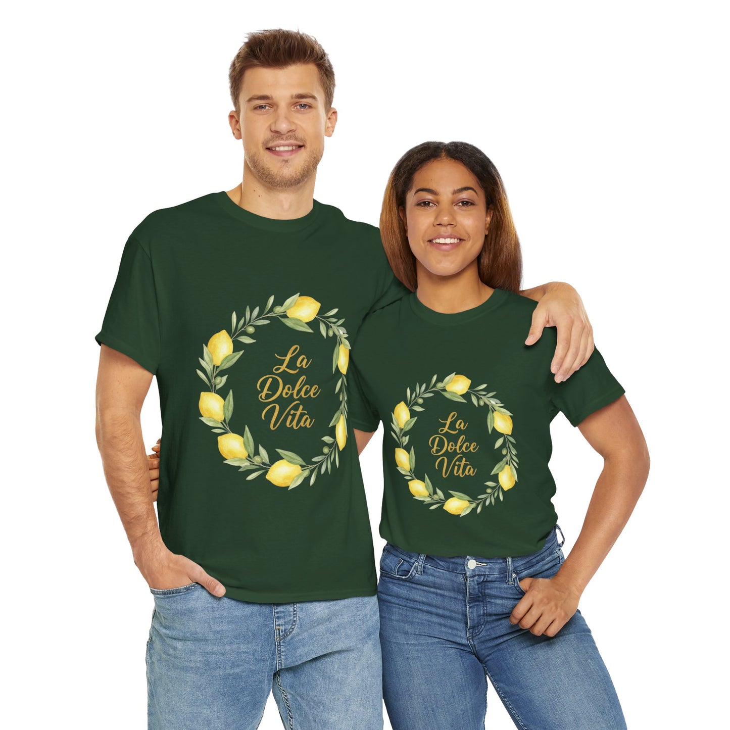 "La Dolce Vita" - Lemon Grove Unisex Heavy Cotton Tee