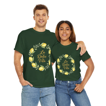 "La Dolce Vita" - Lemon Grove Unisex Heavy Cotton Tee