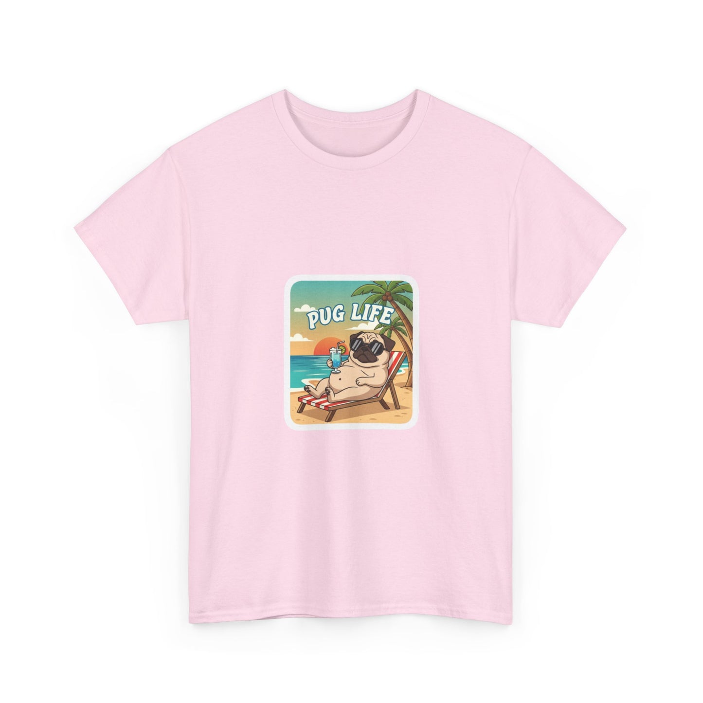 Chill Dog Tee - Unisex Heavy Cotton T-Shirt | Fun Gift for Dog Lovers, Casual Wear, Pet Owner Gifts, Summer Vibes, Beach Outfits