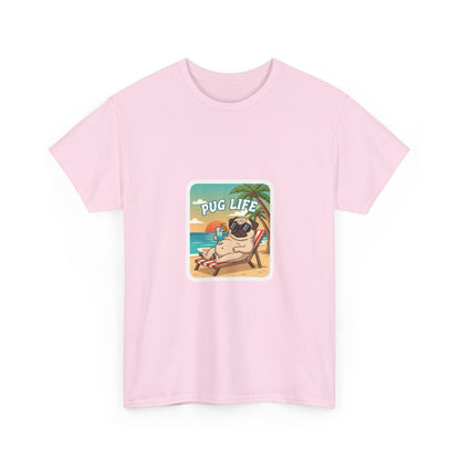 Chill Dog Tee - Unisex Heavy Cotton T-Shirt | Fun Gift for Dog Lovers, Casual Wear, Pet Owner Gifts, Summer Vibes, Beach Outfits
