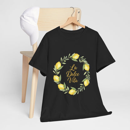 "La Dolce Vita" - Lemon Grove Unisex Heavy Cotton Tee