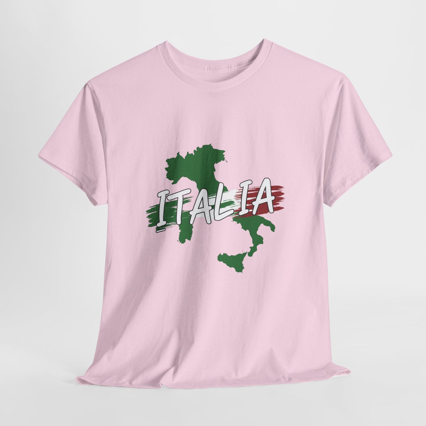Italia Heavy Cotton Tee - Comfortable Unisex Shirt with Italy Design